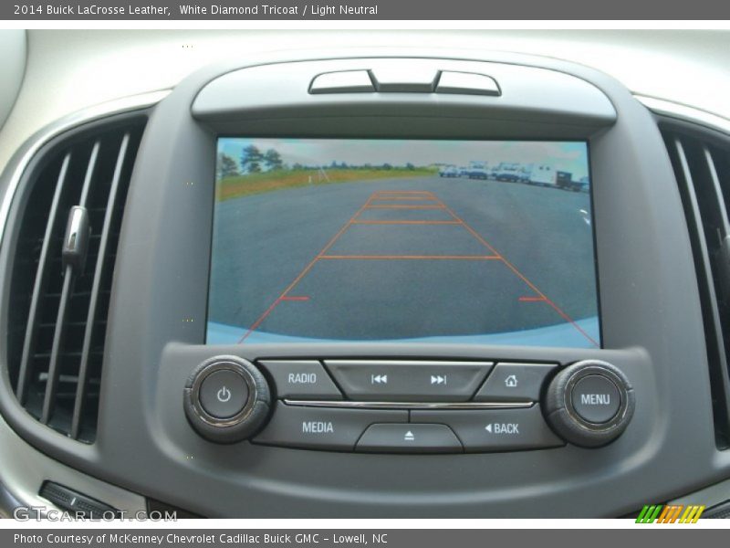 White Diamond Tricoat / Light Neutral 2014 Buick LaCrosse Leather