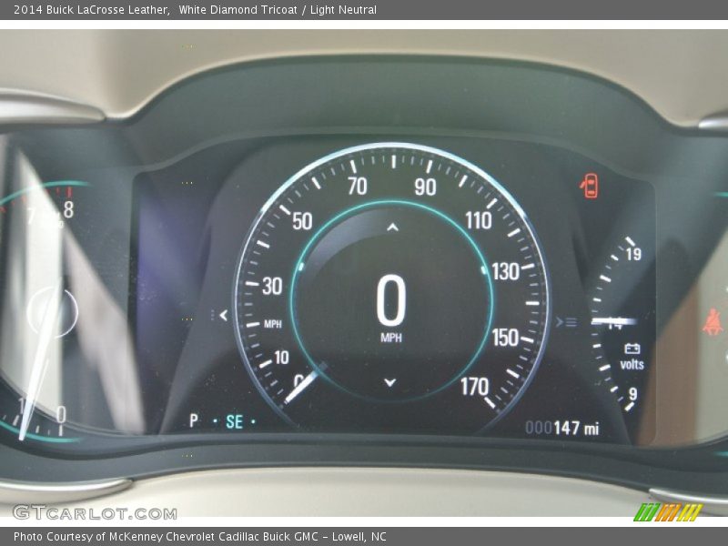 White Diamond Tricoat / Light Neutral 2014 Buick LaCrosse Leather