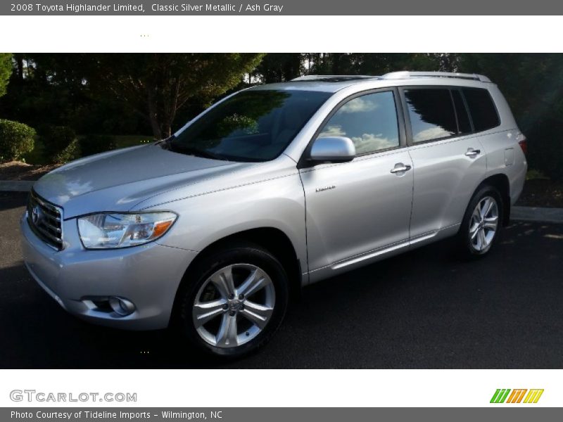 Classic Silver Metallic / Ash Gray 2008 Toyota Highlander Limited
