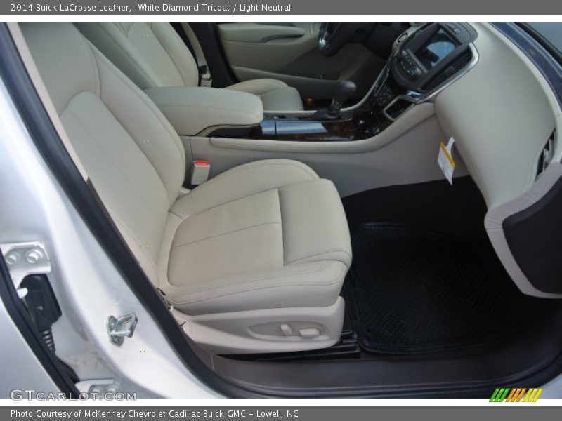 White Diamond Tricoat / Light Neutral 2014 Buick LaCrosse Leather