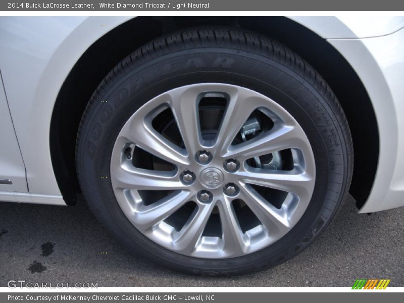 White Diamond Tricoat / Light Neutral 2014 Buick LaCrosse Leather