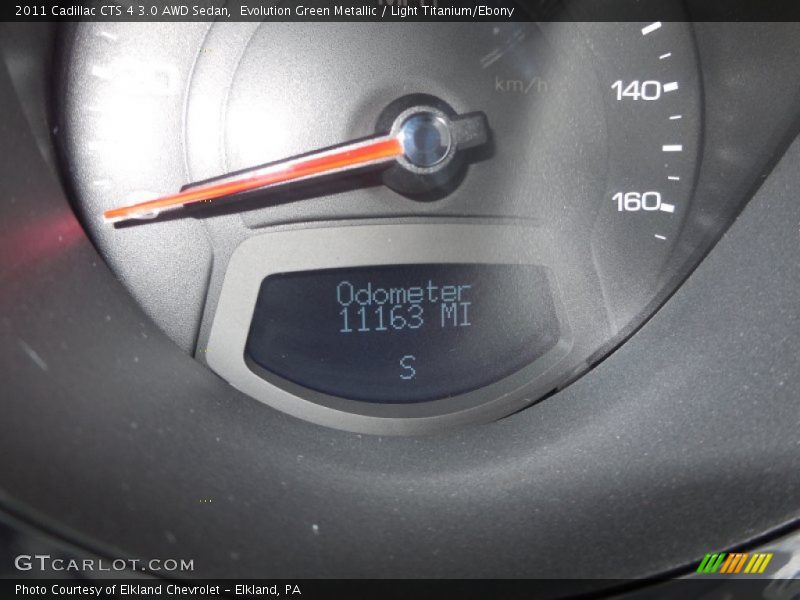 Evolution Green Metallic / Light Titanium/Ebony 2011 Cadillac CTS 4 3.0 AWD Sedan