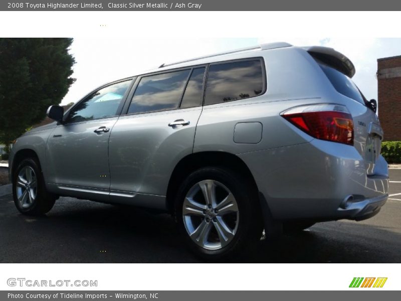 Classic Silver Metallic / Ash Gray 2008 Toyota Highlander Limited