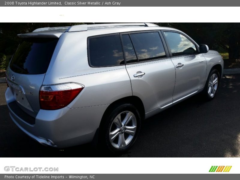 Classic Silver Metallic / Ash Gray 2008 Toyota Highlander Limited