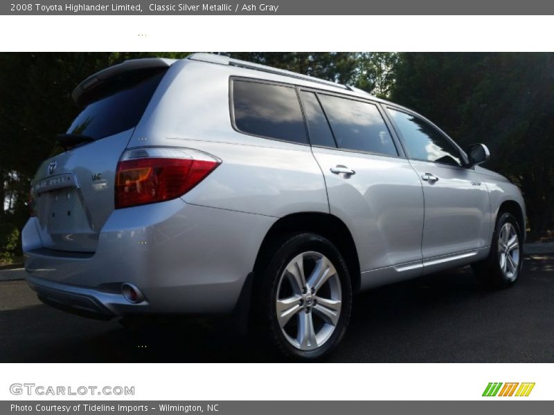 Classic Silver Metallic / Ash Gray 2008 Toyota Highlander Limited