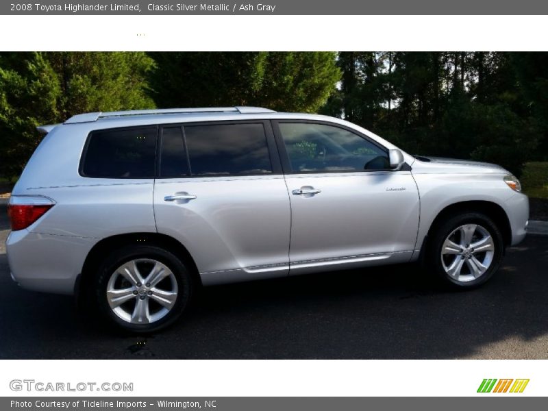 Classic Silver Metallic / Ash Gray 2008 Toyota Highlander Limited