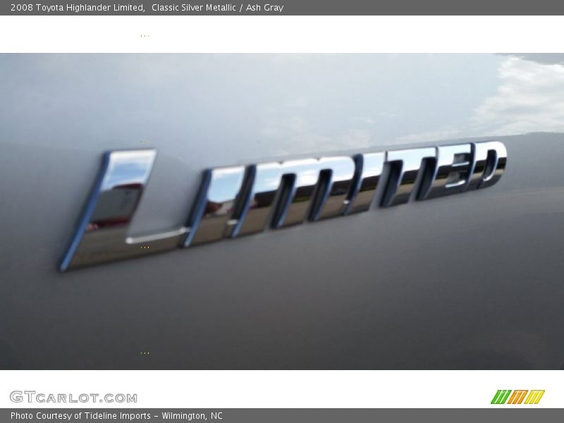 Classic Silver Metallic / Ash Gray 2008 Toyota Highlander Limited