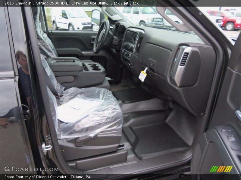  2015 Silverado 3500HD LT Crew Cab 4x4 Utility Jet Black Interior