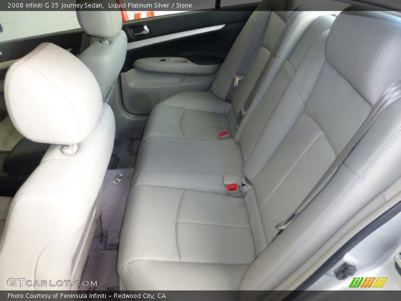 Liquid Platinum Silver / Stone 2008 Infiniti G 35 Journey Sedan