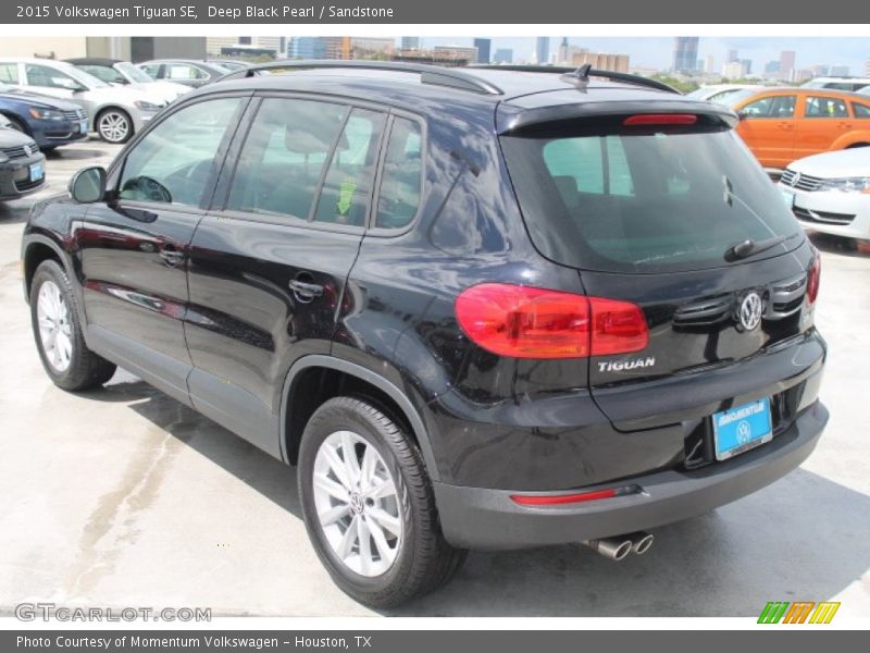 Deep Black Pearl / Sandstone 2015 Volkswagen Tiguan SE