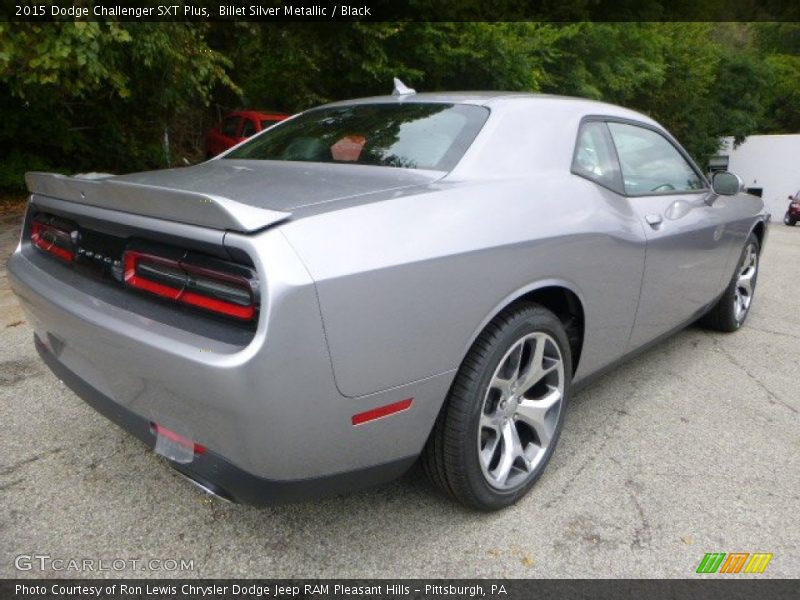Billet Silver Metallic / Black 2015 Dodge Challenger SXT Plus