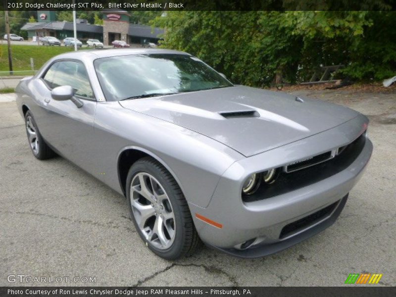 Billet Silver Metallic / Black 2015 Dodge Challenger SXT Plus