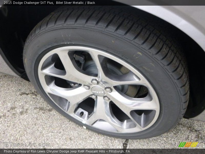Billet Silver Metallic / Black 2015 Dodge Challenger SXT Plus