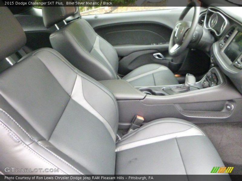 Billet Silver Metallic / Black 2015 Dodge Challenger SXT Plus