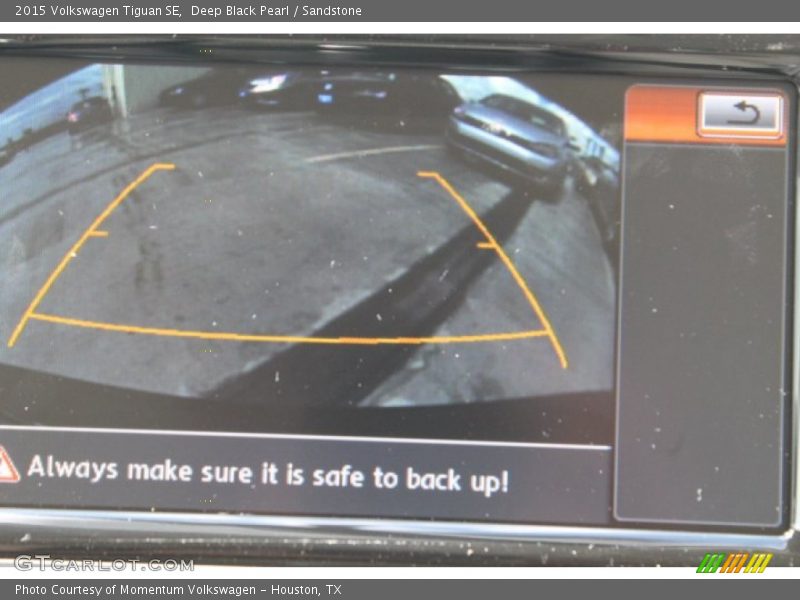 Deep Black Pearl / Sandstone 2015 Volkswagen Tiguan SE