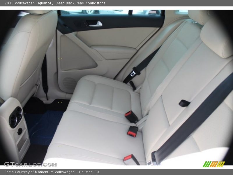 Deep Black Pearl / Sandstone 2015 Volkswagen Tiguan SE
