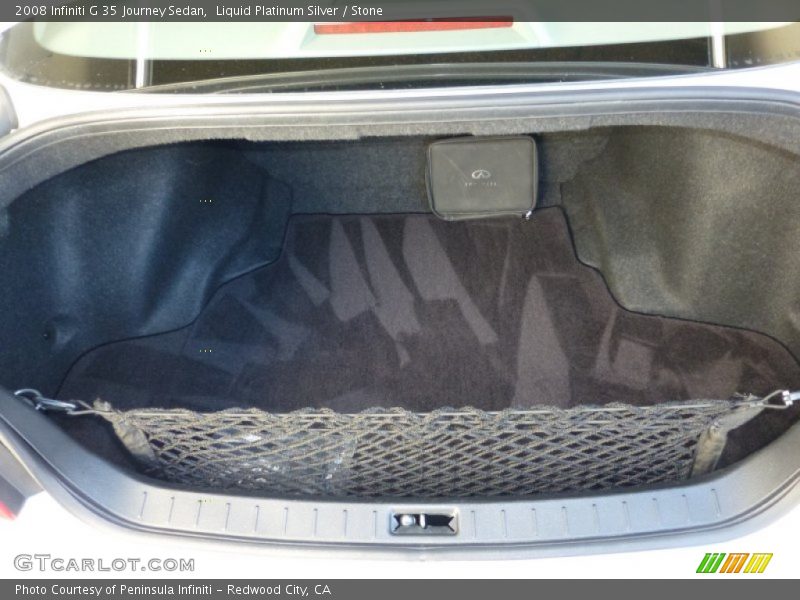 Liquid Platinum Silver / Stone 2008 Infiniti G 35 Journey Sedan