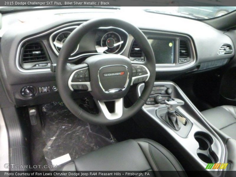  2015 Challenger SXT Plus Black Interior