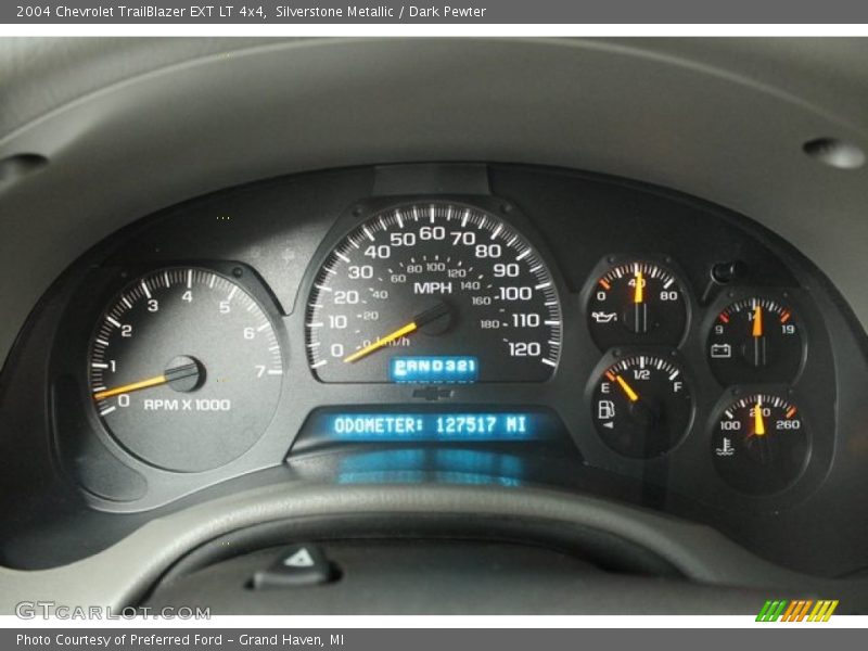 Silverstone Metallic / Dark Pewter 2004 Chevrolet TrailBlazer EXT LT 4x4