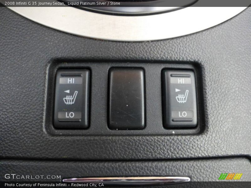 Liquid Platinum Silver / Stone 2008 Infiniti G 35 Journey Sedan
