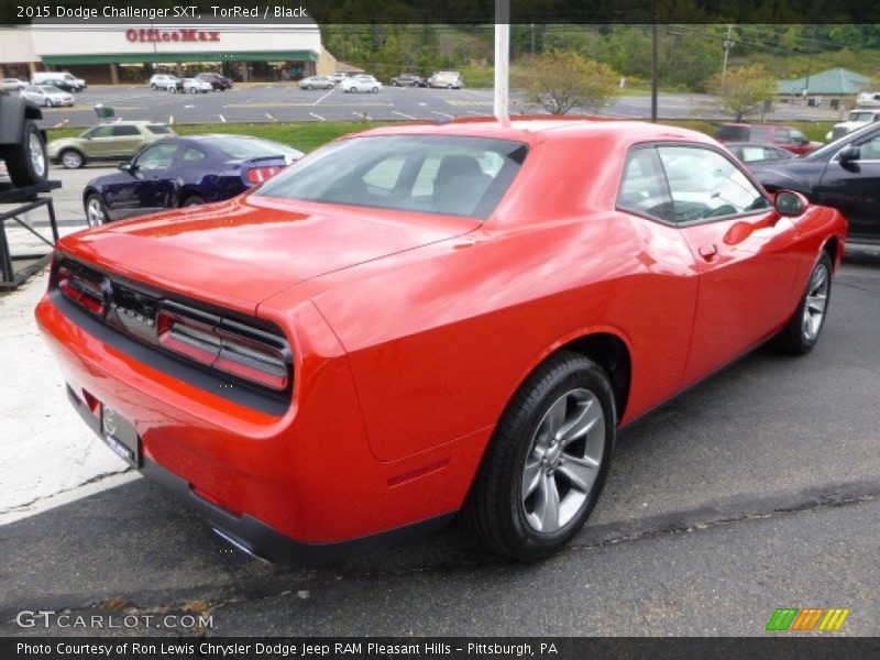 TorRed / Black 2015 Dodge Challenger SXT