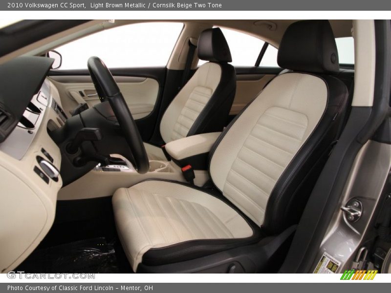 Light Brown Metallic / Cornsilk Beige Two Tone 2010 Volkswagen CC Sport