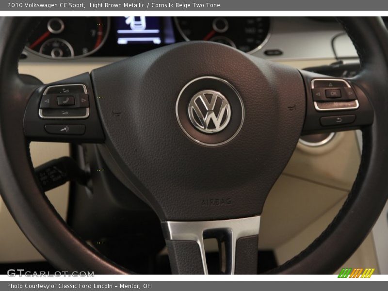 Light Brown Metallic / Cornsilk Beige Two Tone 2010 Volkswagen CC Sport