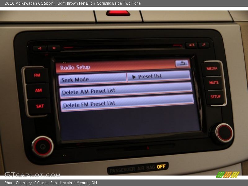 Light Brown Metallic / Cornsilk Beige Two Tone 2010 Volkswagen CC Sport