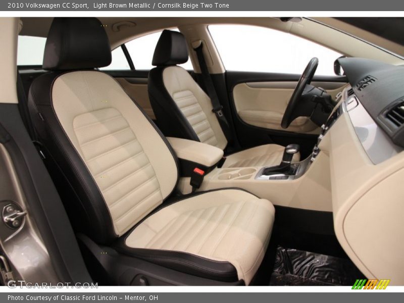 Light Brown Metallic / Cornsilk Beige Two Tone 2010 Volkswagen CC Sport