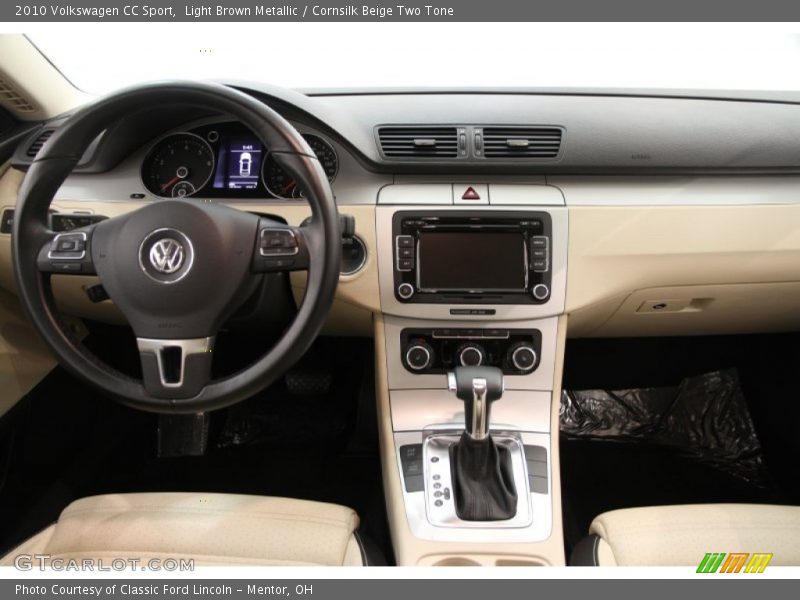 Light Brown Metallic / Cornsilk Beige Two Tone 2010 Volkswagen CC Sport