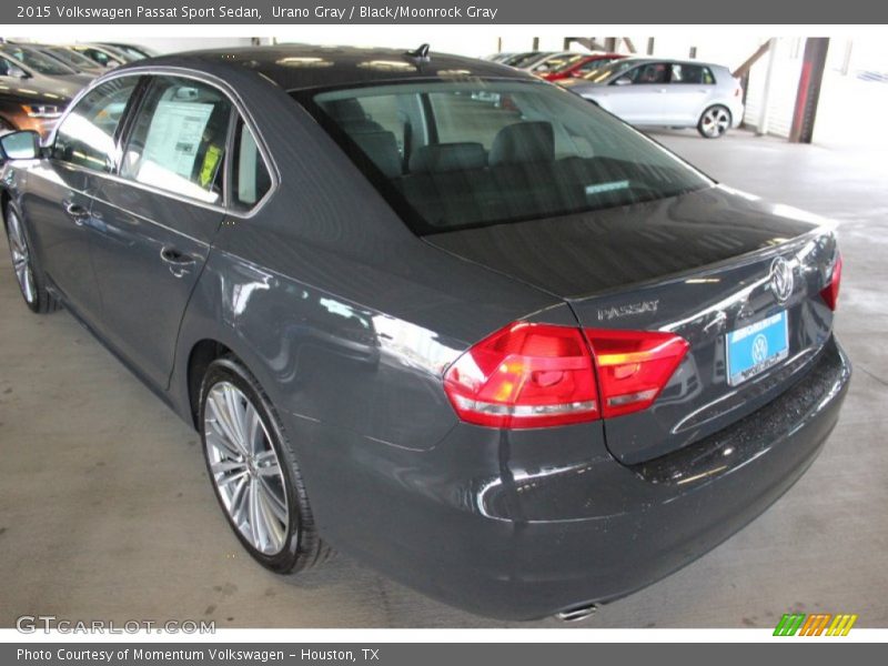 Urano Gray / Black/Moonrock Gray 2015 Volkswagen Passat Sport Sedan