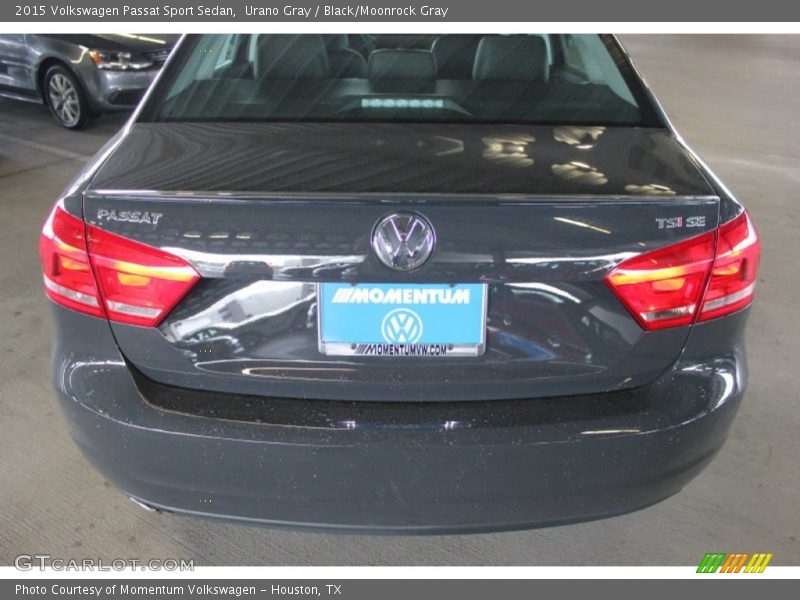 Urano Gray / Black/Moonrock Gray 2015 Volkswagen Passat Sport Sedan