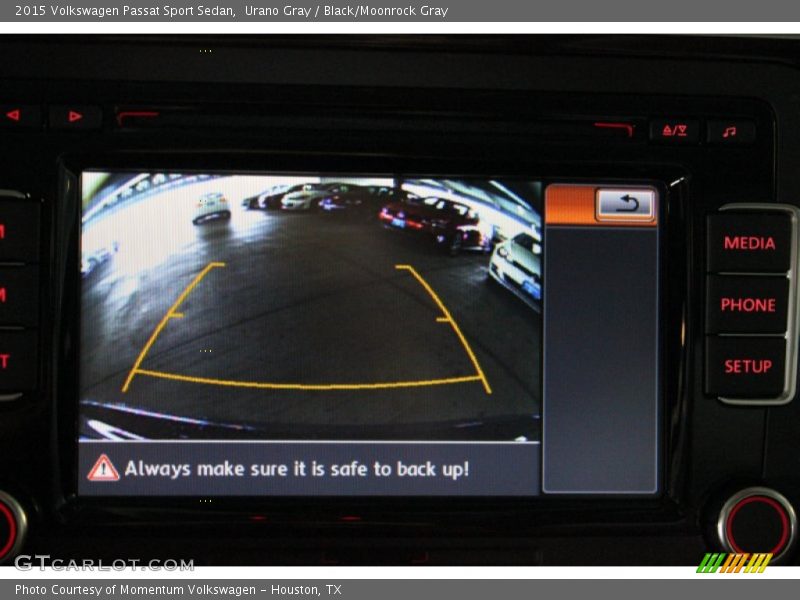 Urano Gray / Black/Moonrock Gray 2015 Volkswagen Passat Sport Sedan