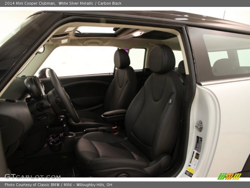 White Silver Metallic / Carbon Black 2014 Mini Cooper Clubman