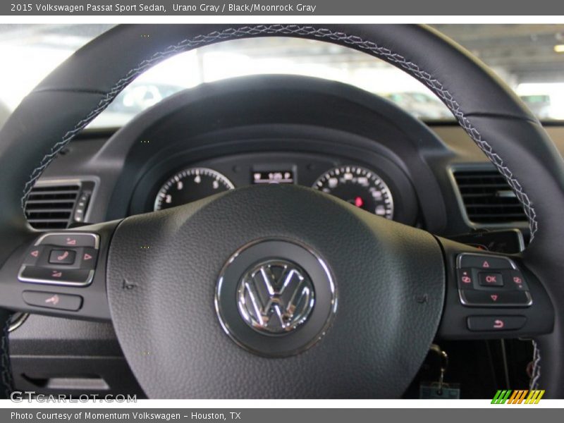 Urano Gray / Black/Moonrock Gray 2015 Volkswagen Passat Sport Sedan