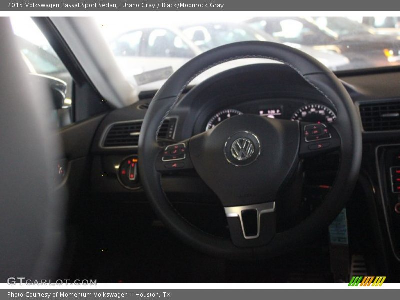 Urano Gray / Black/Moonrock Gray 2015 Volkswagen Passat Sport Sedan