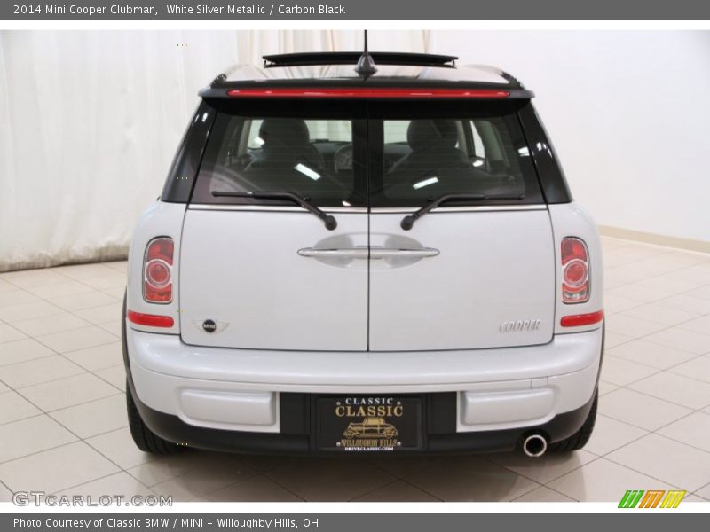 White Silver Metallic / Carbon Black 2014 Mini Cooper Clubman