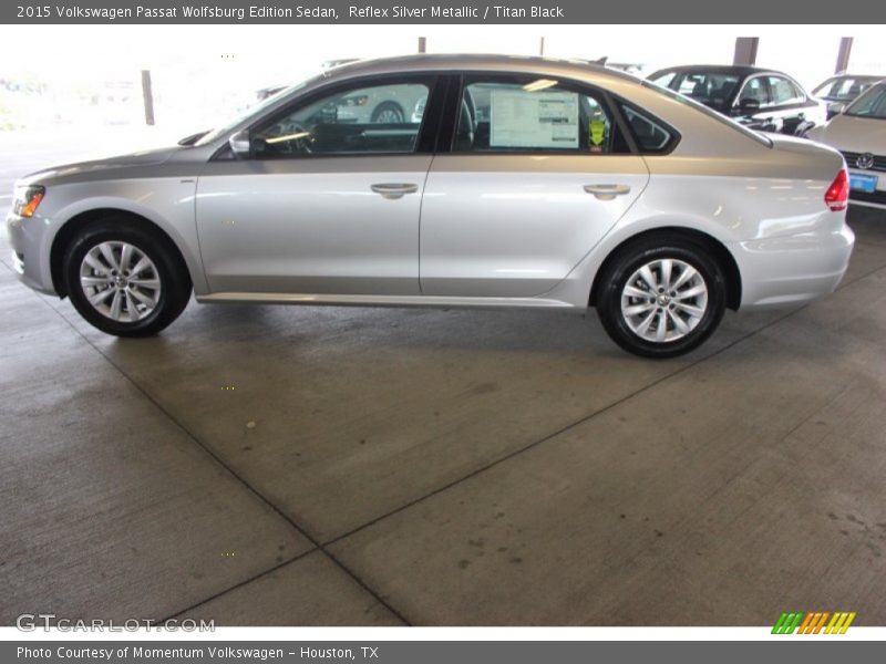 Reflex Silver Metallic / Titan Black 2015 Volkswagen Passat Wolfsburg Edition Sedan