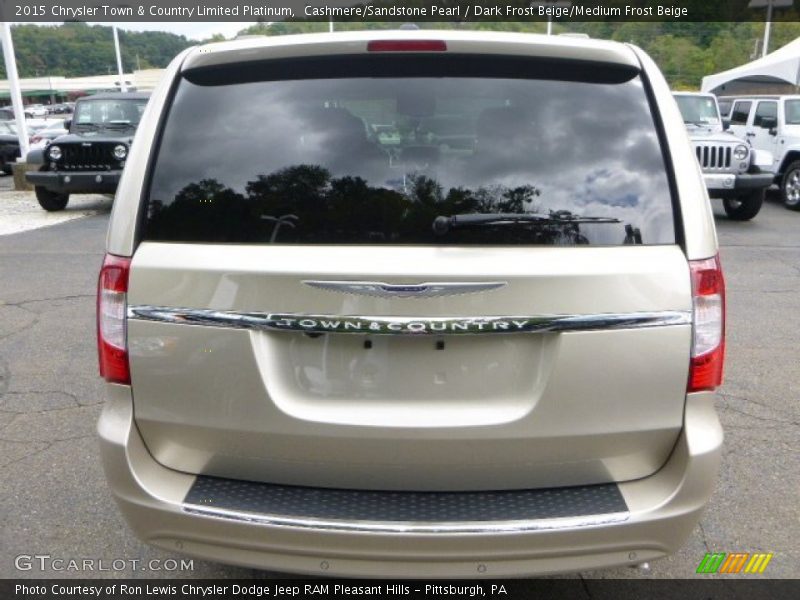 Cashmere/Sandstone Pearl / Dark Frost Beige/Medium Frost Beige 2015 Chrysler Town & Country Limited Platinum