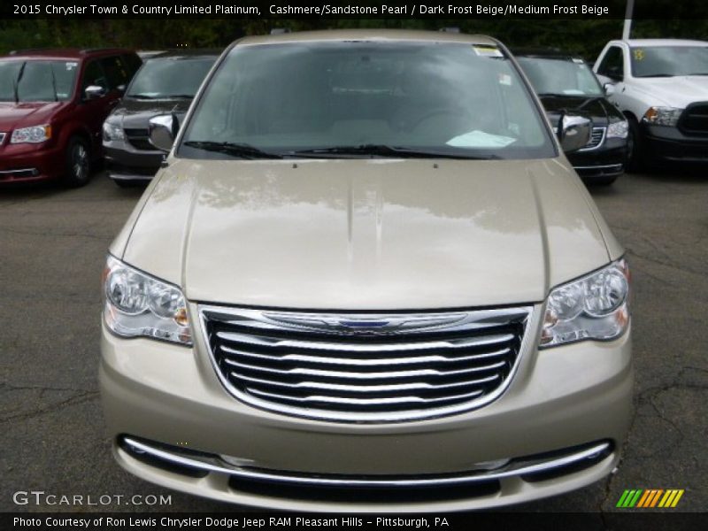 Cashmere/Sandstone Pearl / Dark Frost Beige/Medium Frost Beige 2015 Chrysler Town & Country Limited Platinum