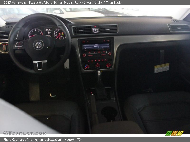 Reflex Silver Metallic / Titan Black 2015 Volkswagen Passat Wolfsburg Edition Sedan