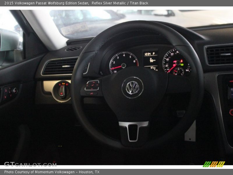 Reflex Silver Metallic / Titan Black 2015 Volkswagen Passat Wolfsburg Edition Sedan