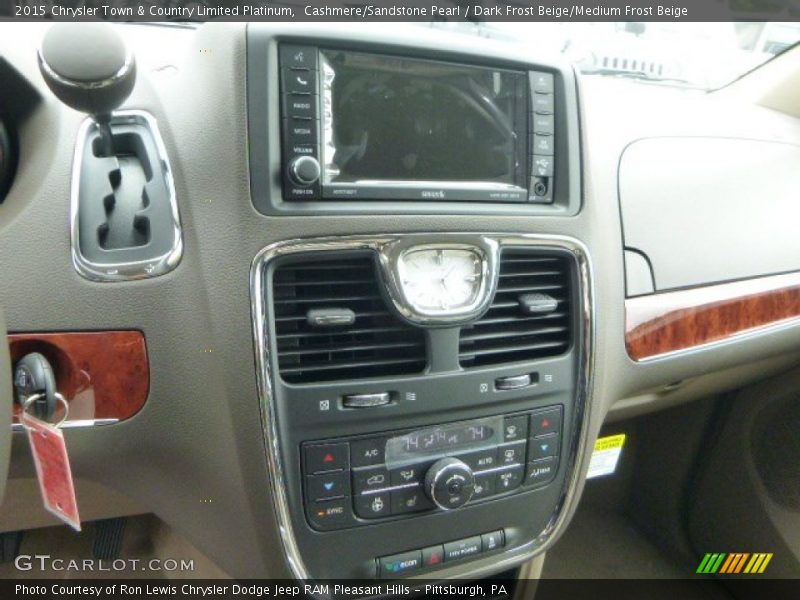 Cashmere/Sandstone Pearl / Dark Frost Beige/Medium Frost Beige 2015 Chrysler Town & Country Limited Platinum