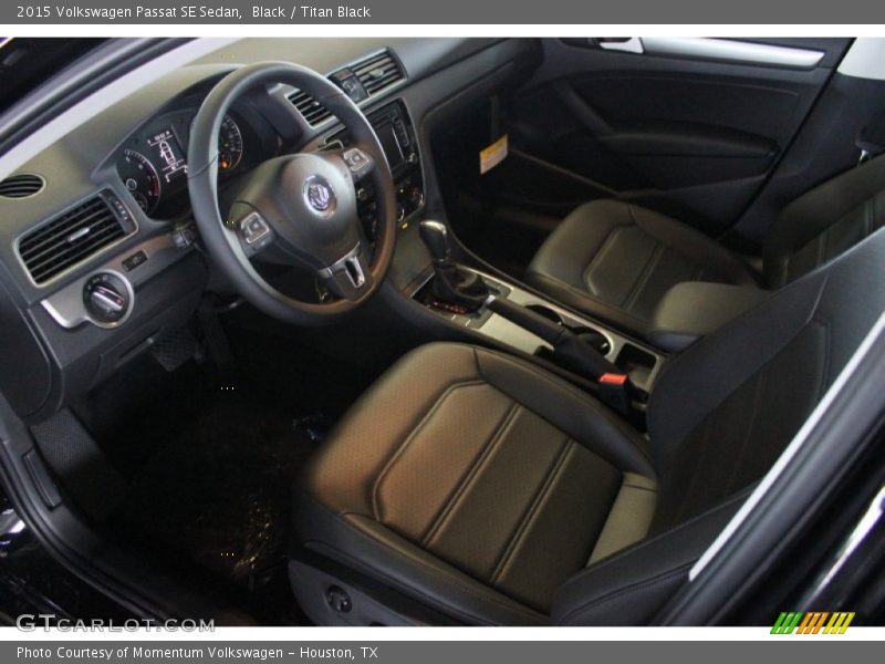Black / Titan Black 2015 Volkswagen Passat SE Sedan