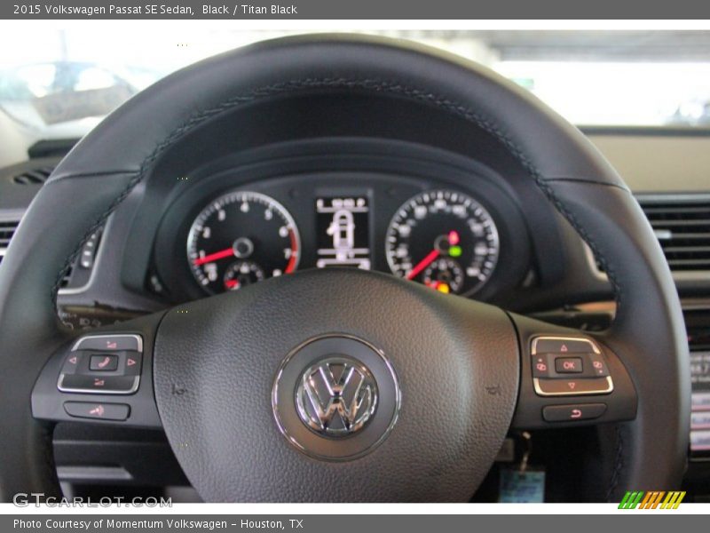 Black / Titan Black 2015 Volkswagen Passat SE Sedan