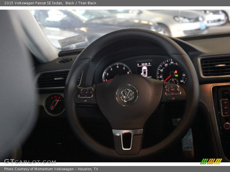 Black / Titan Black 2015 Volkswagen Passat SE Sedan