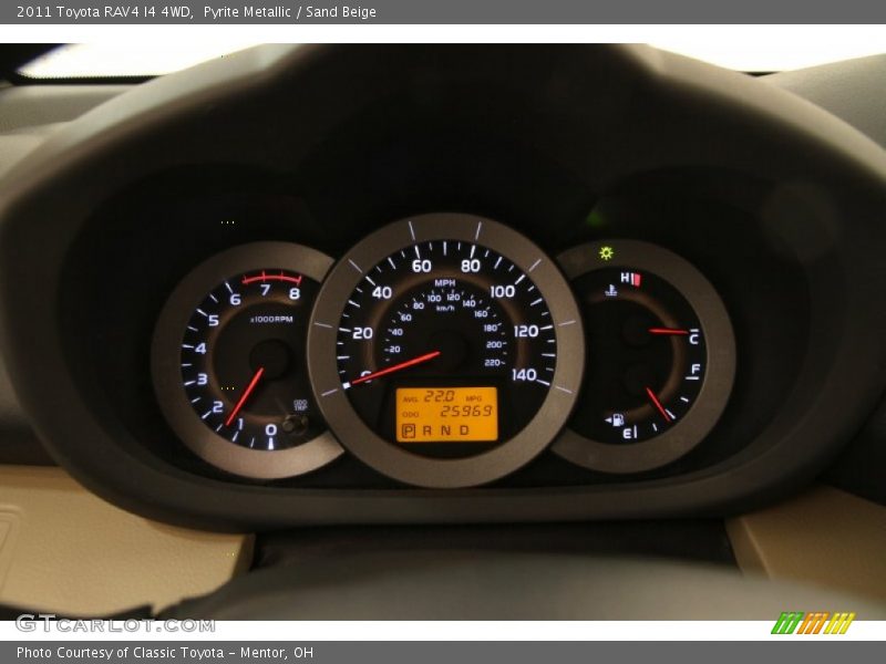 Pyrite Metallic / Sand Beige 2011 Toyota RAV4 I4 4WD
