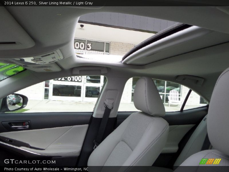 Silver Lining Metallic / Light Gray 2014 Lexus IS 250