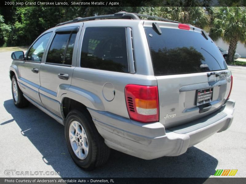 Silverstone Metallic / Agate 2000 Jeep Grand Cherokee Laredo