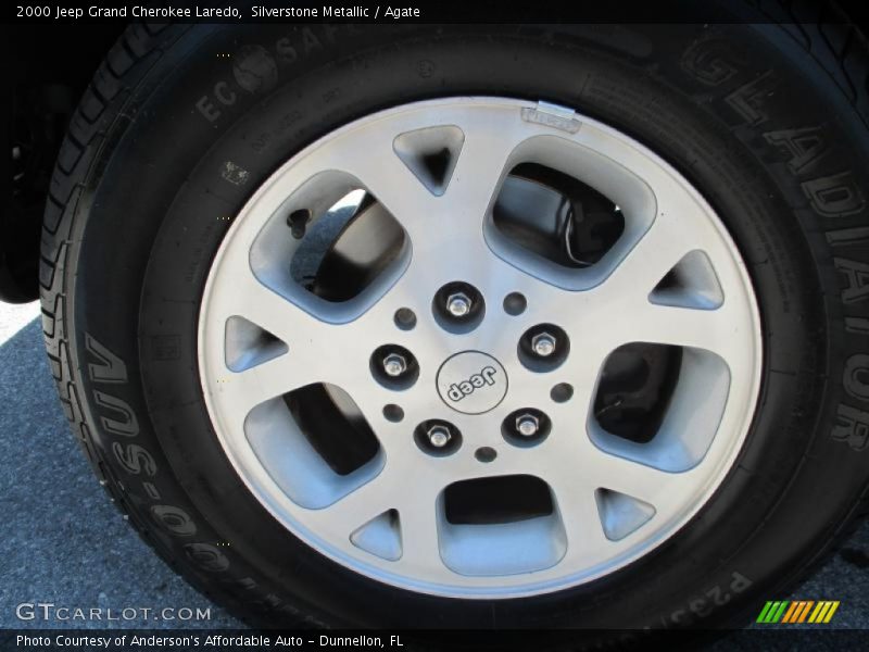 Silverstone Metallic / Agate 2000 Jeep Grand Cherokee Laredo